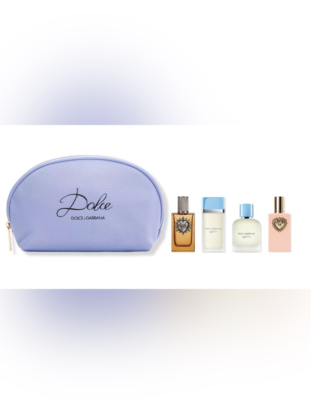Dolce & Gabbana Fragrance Minis Set With Makeup Bag